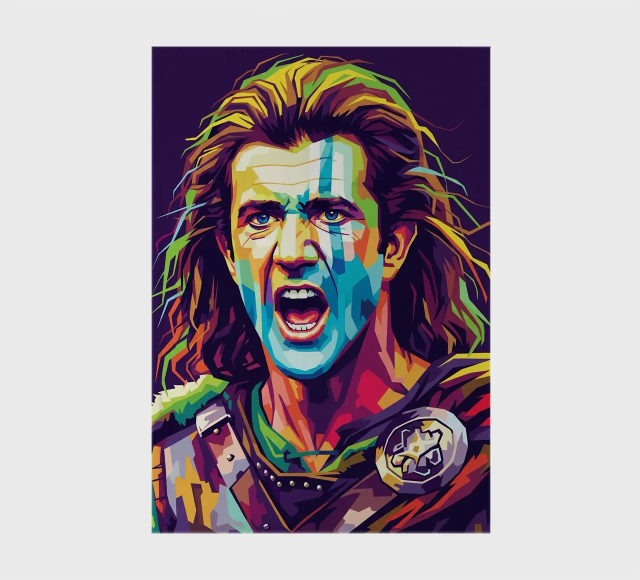 Mel Gibson - Braveheart #4 notebook by Hantamrata