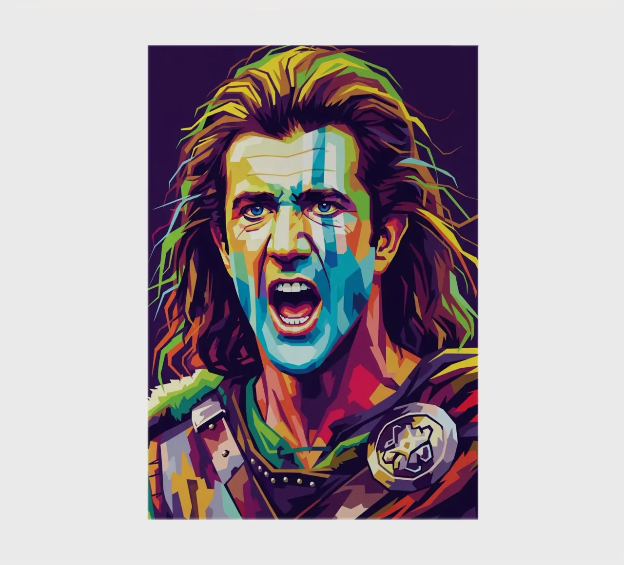 Mel Gibson - Braveheart #4 notebook by Hantamrata