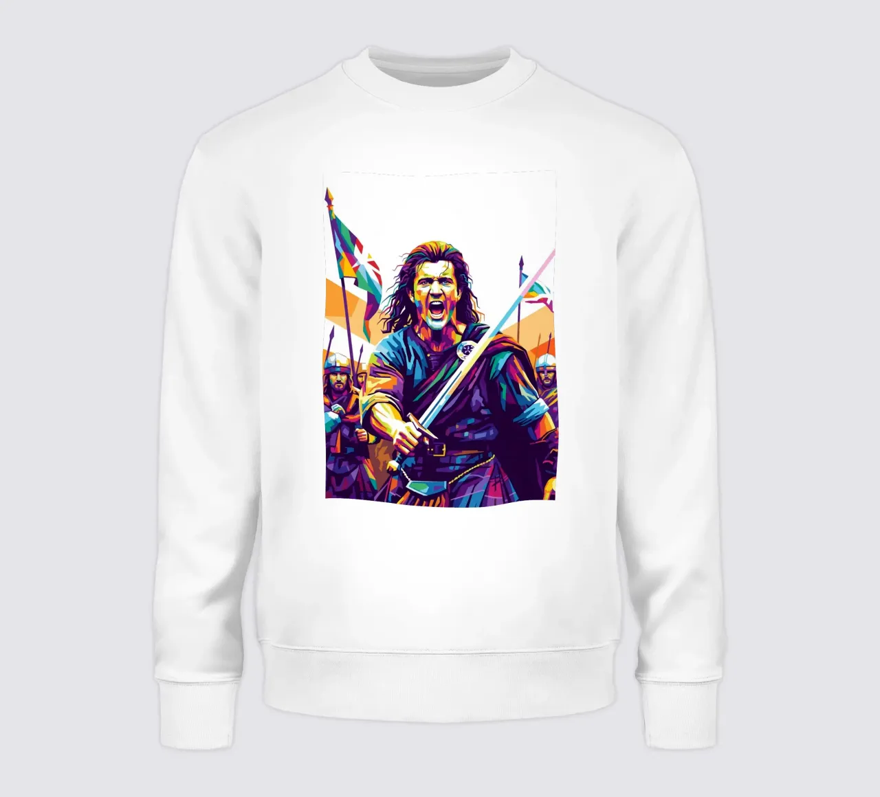 Mel Gibson - Braveheart #5 felpa da Hantamrata