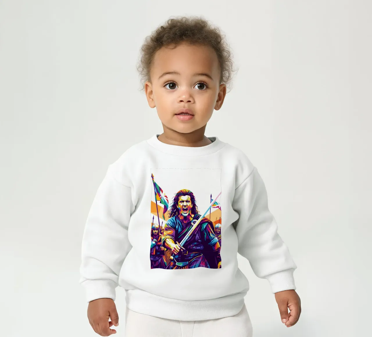 Mel Gibson - Braveheart #5 felpa neonato da Hantamrata