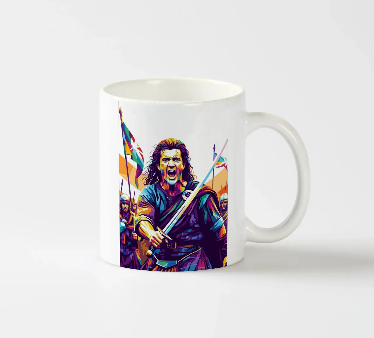 Mel Gibson - Braveheart #5 tazza in ceramica da Hantamrata