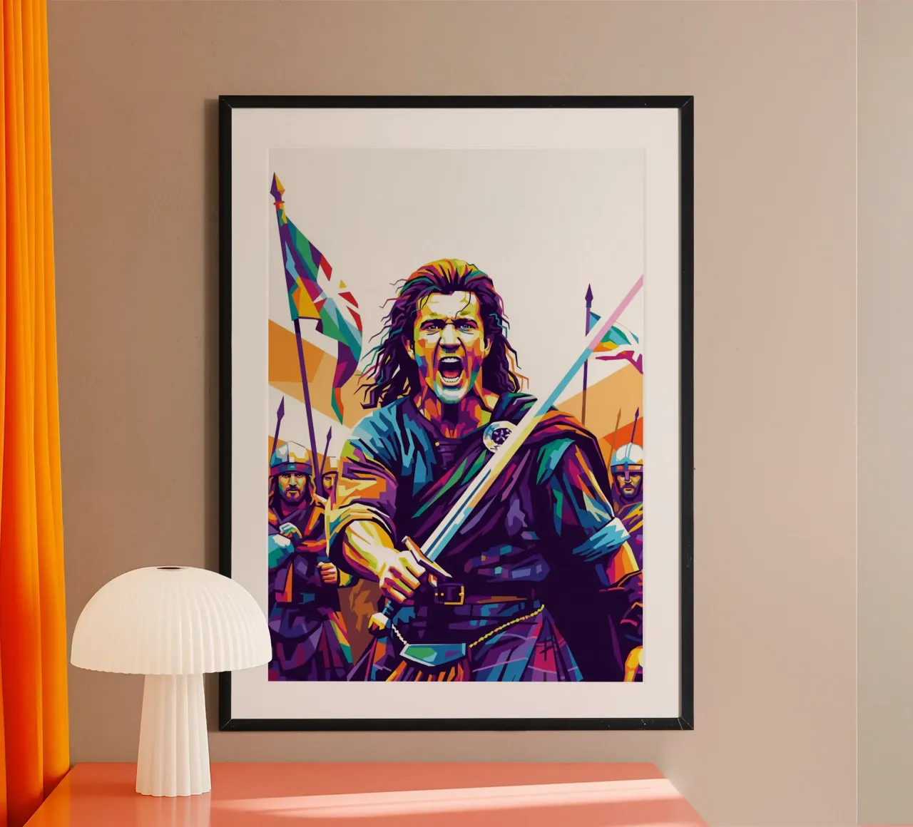 Mel Gibson - Braveheart #5 poster da Hantamrata