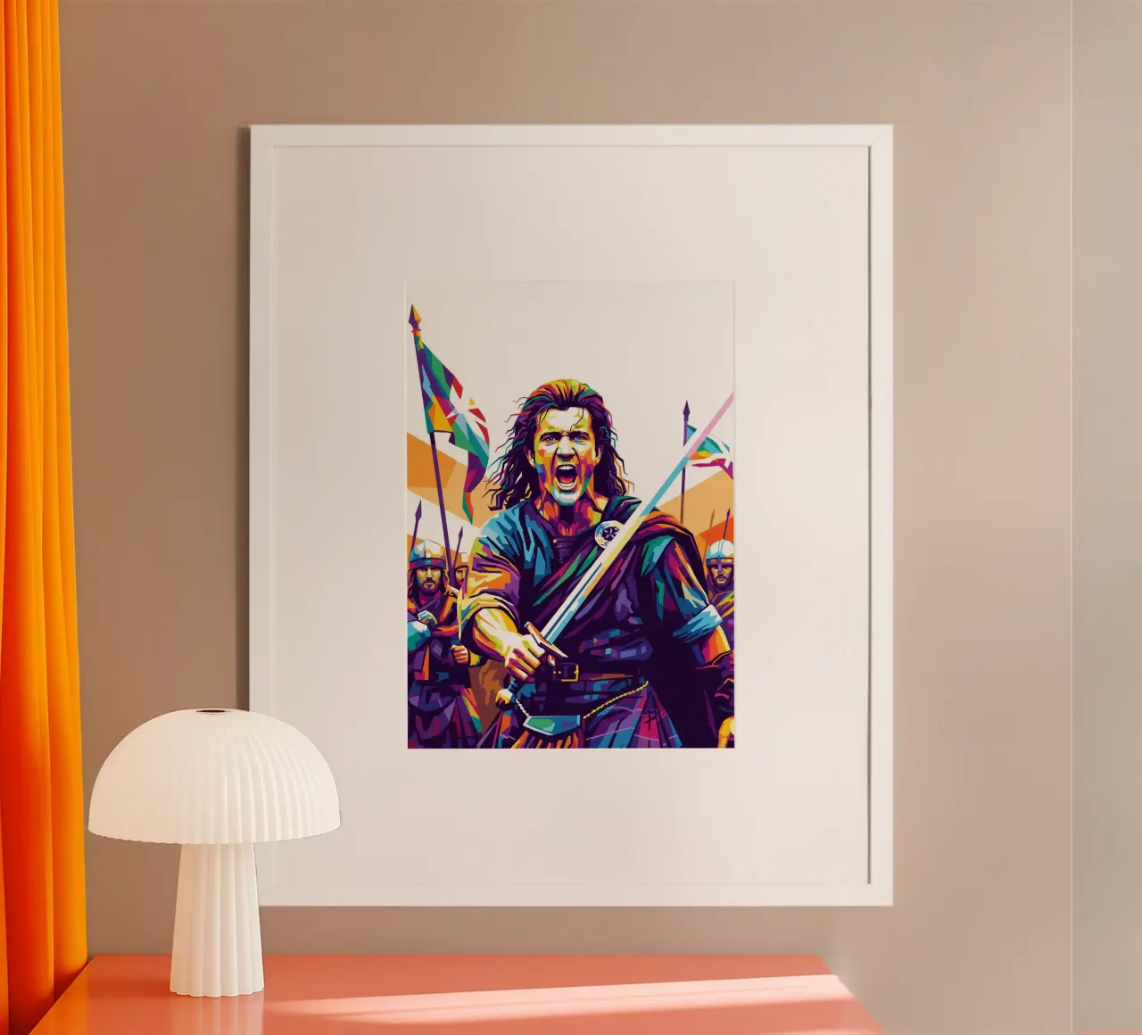 Mel Gibson - Braveheart #5 poster da Hantamrata