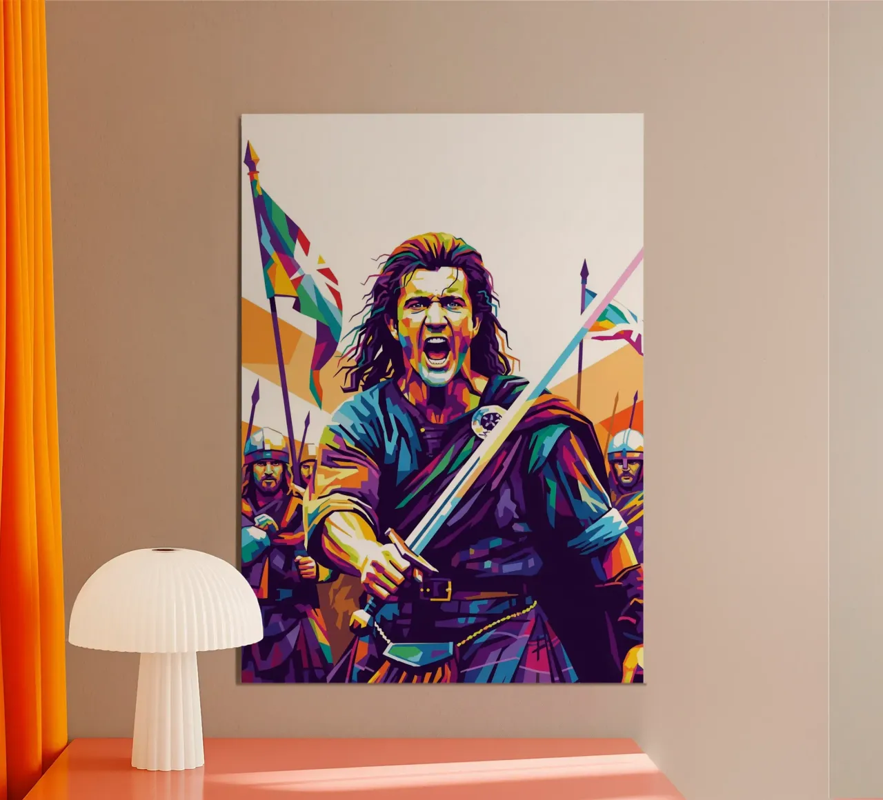 Mel Gibson - Braveheart #5 poster da Hantamrata