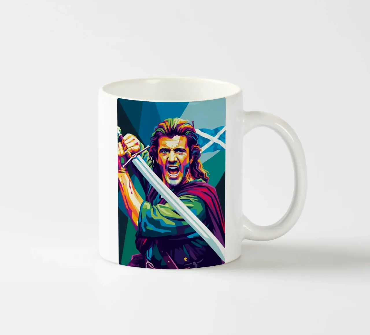 Mel Gibson - Braveheart #6 tazza in ceramica da Hantamrata