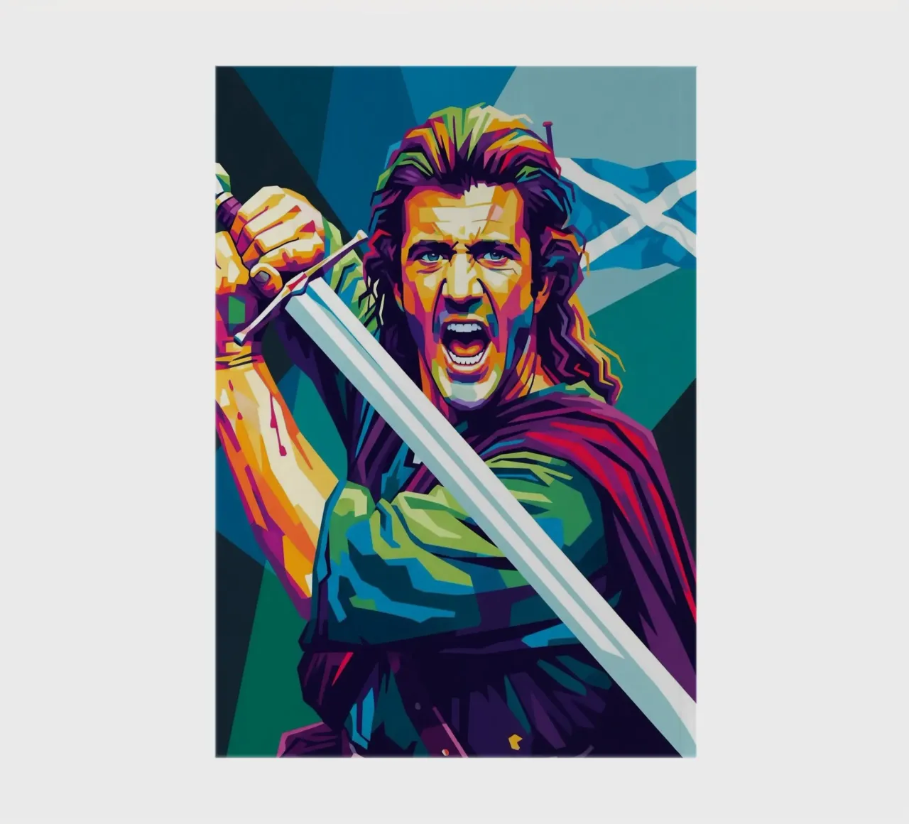 Mel Gibson - Braveheart #6 notebook by Hantamrata