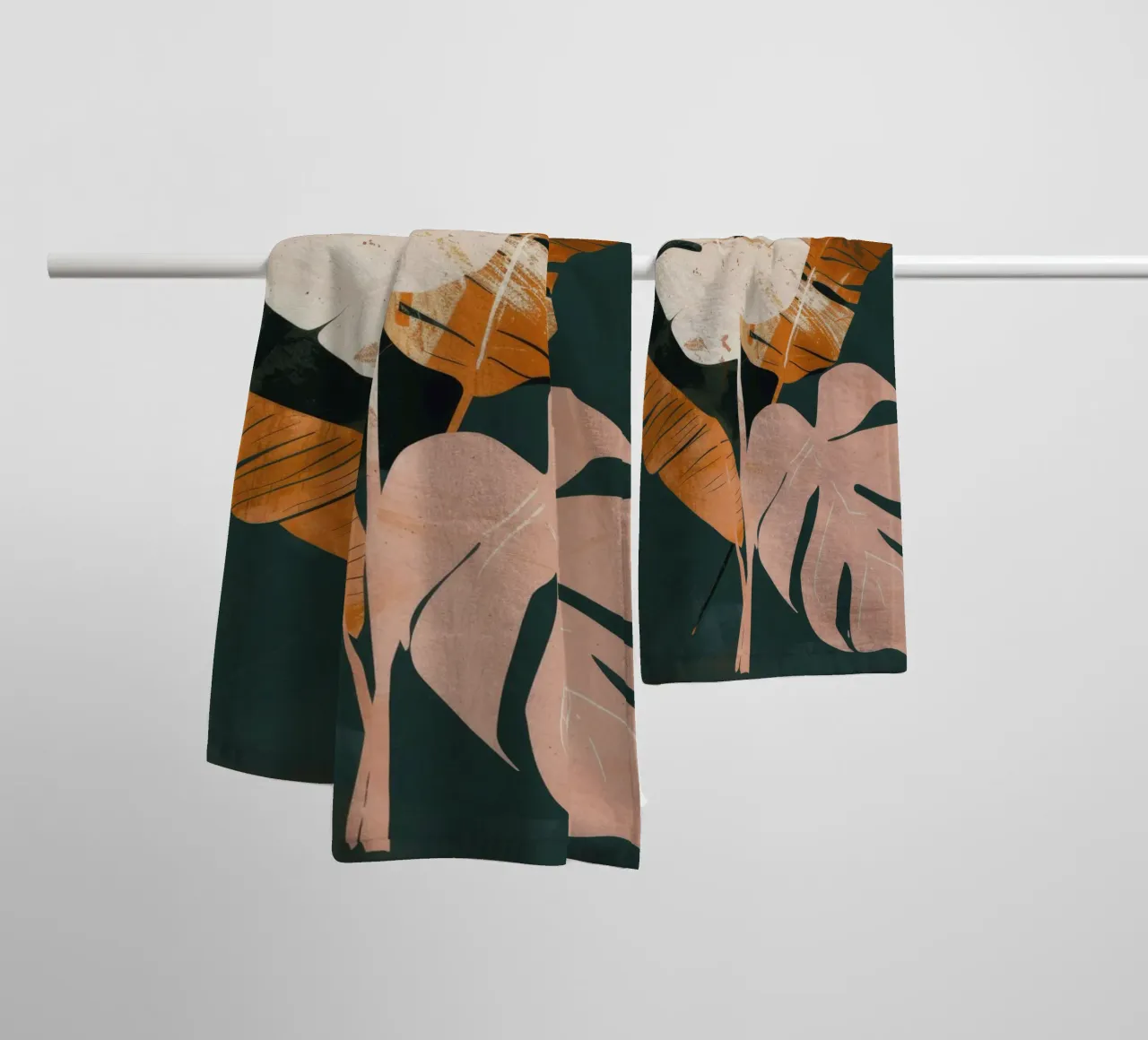 Jungle Leafs asciugamano da bagno da treechild