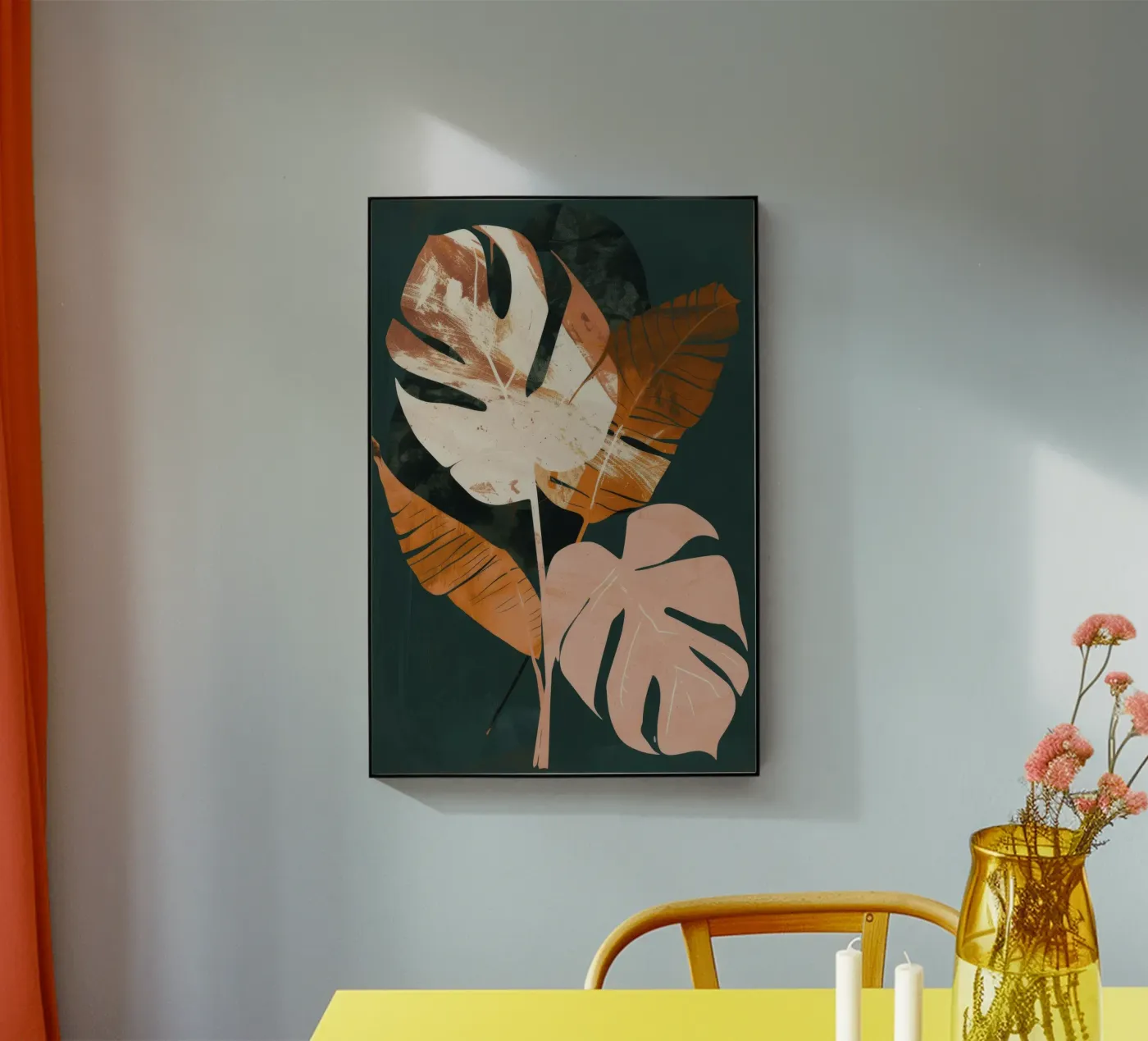 Jungle Leafs Acryl-Glas von treechild