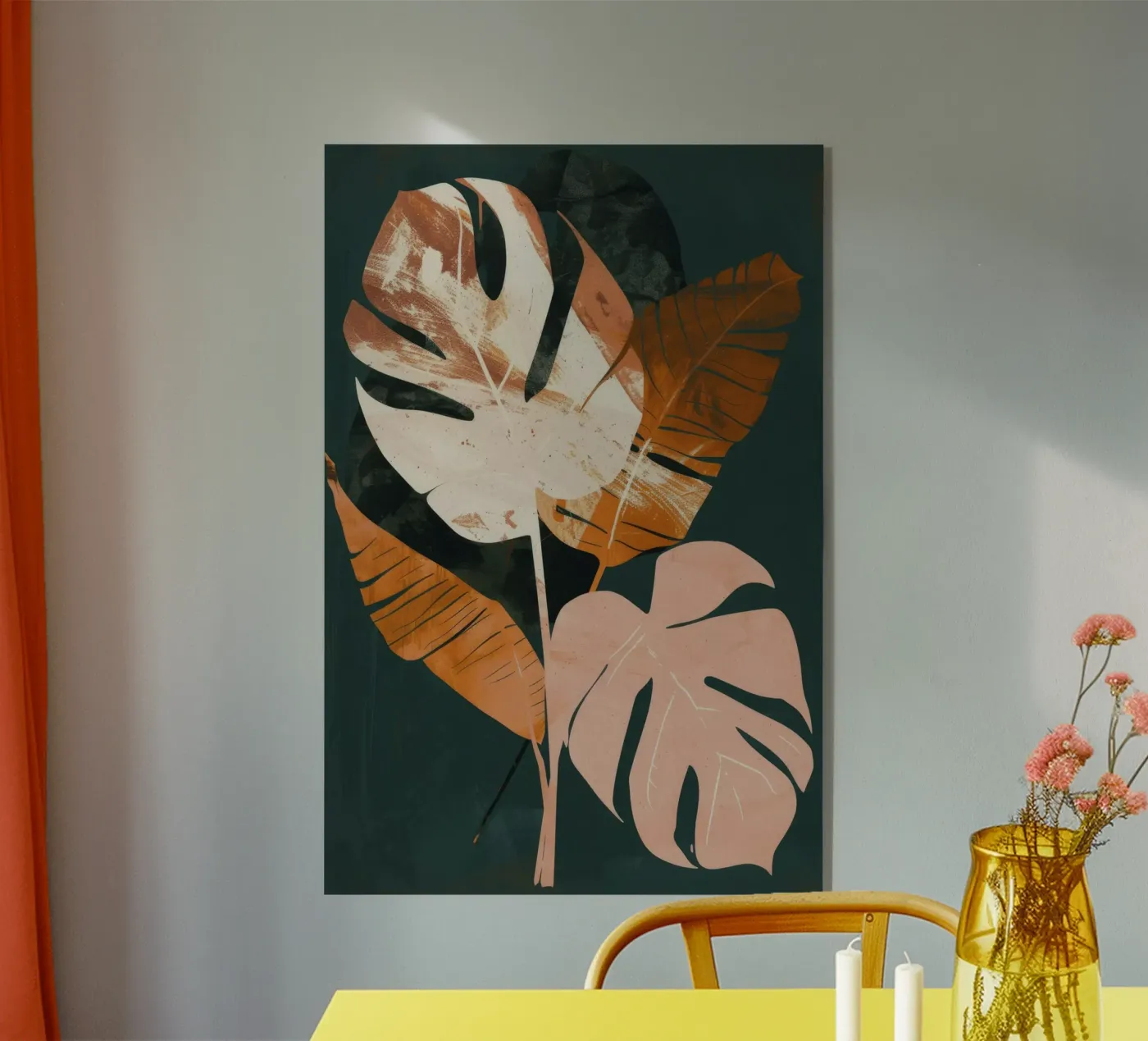 Jungle Leafs Acryl-Glas von treechild