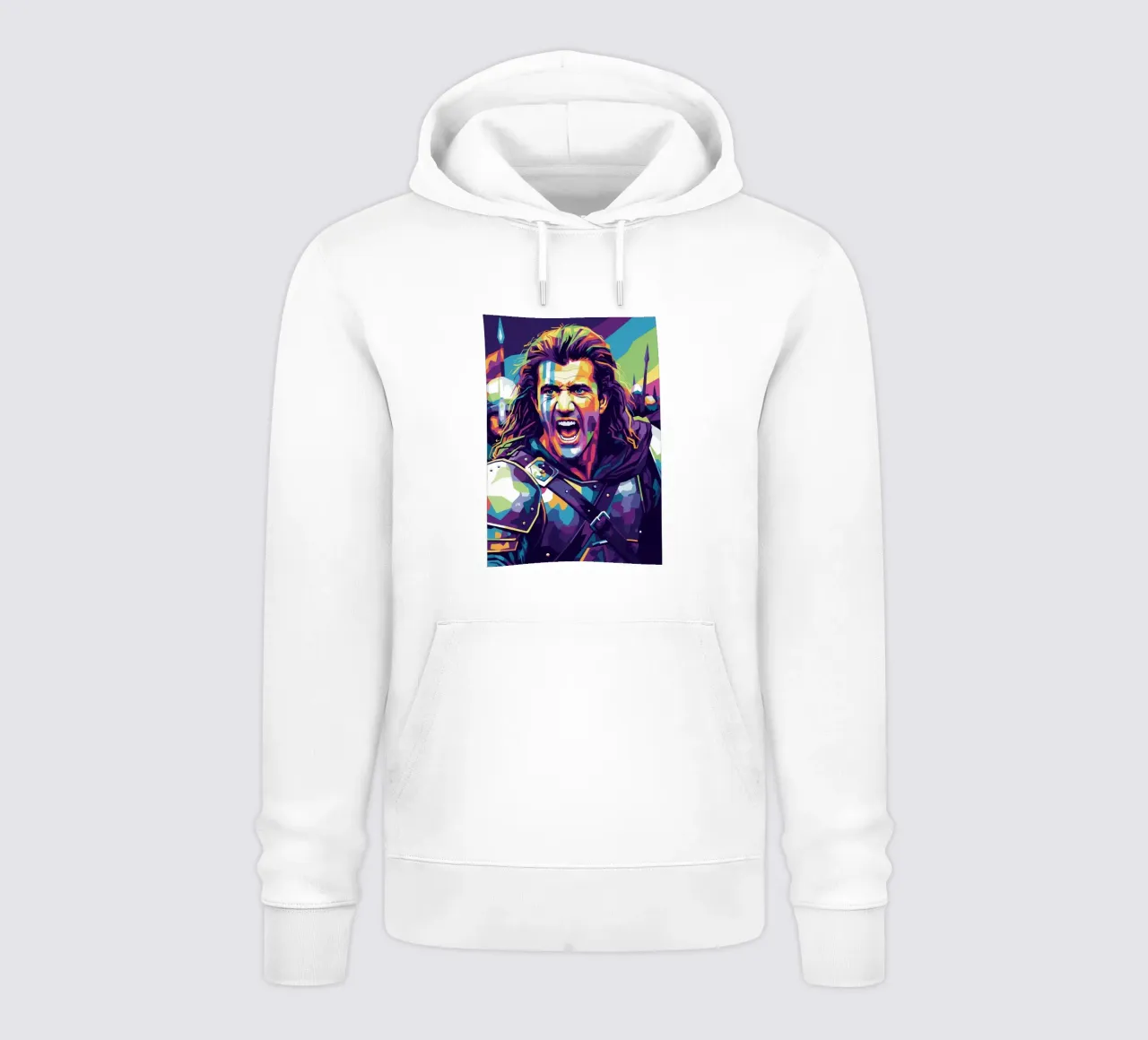 Mel Gibson - Braveheart #7 felpa con cappuccio da Hantamrata