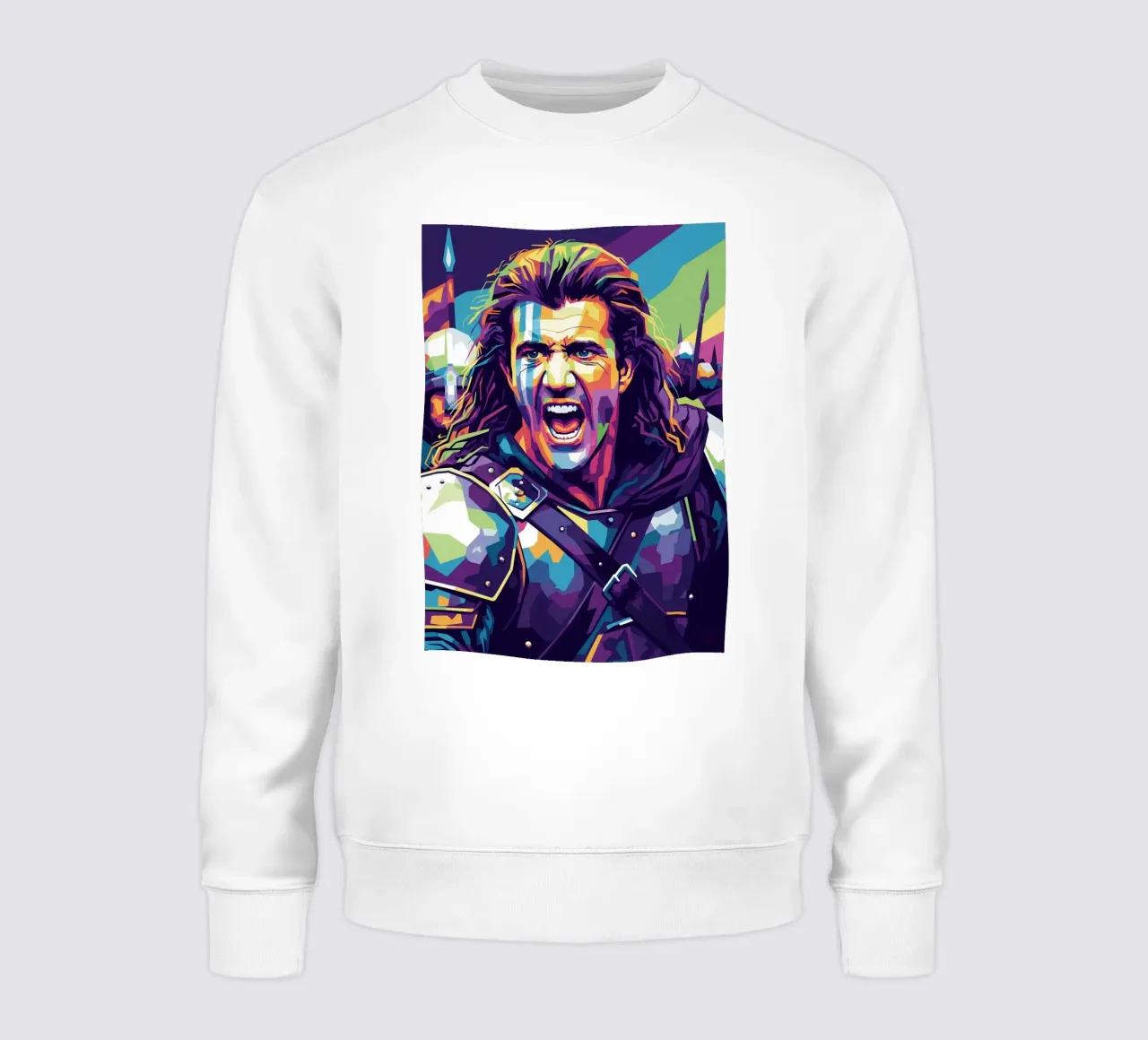 Mel Gibson - Braveheart #7 felpa da Hantamrata
