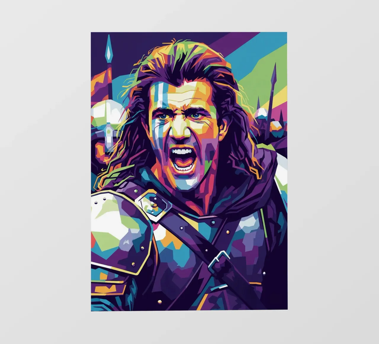 Mel Gibson - Braveheart #7 pellicola backlit da Hantamrata