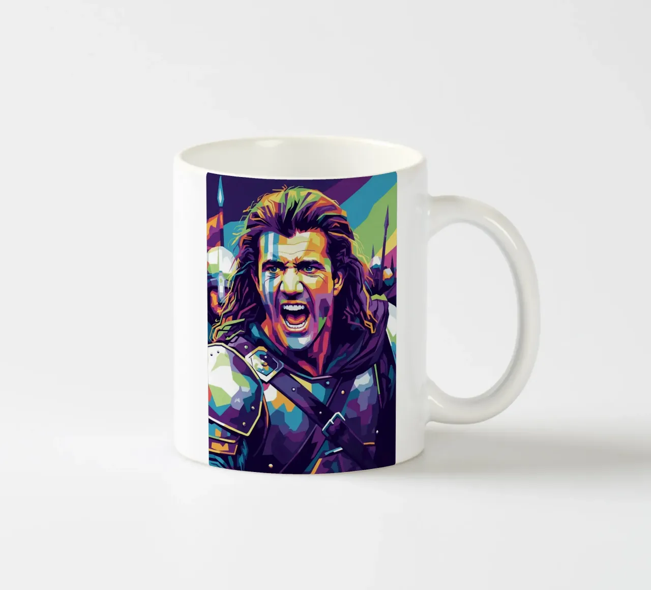 Mel Gibson - Braveheart #7 tazza in ceramica da Hantamrata