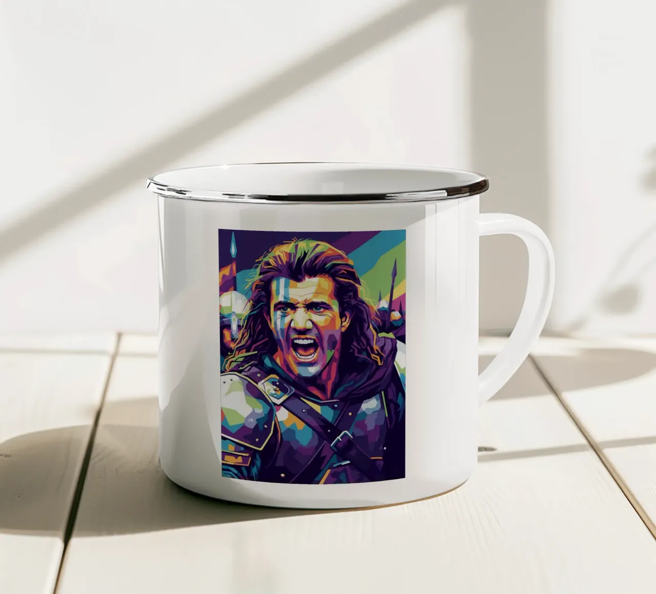 Mel Gibson - Braveheart #7 tazza in smalto da Hantamrata