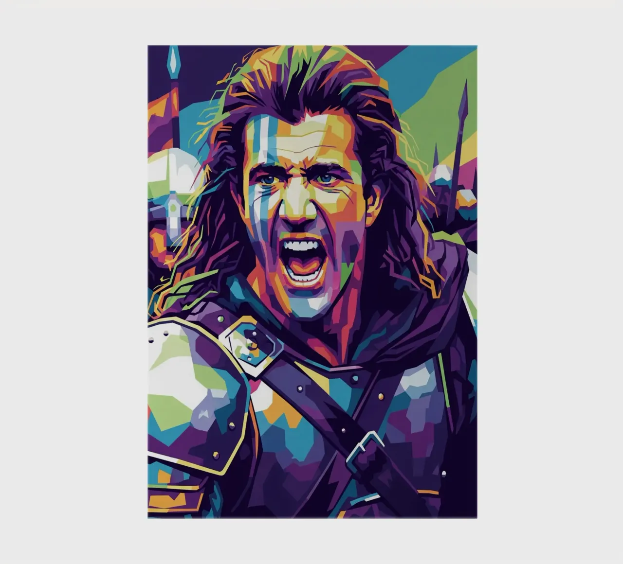 Mel Gibson - Braveheart #7 notebook by Hantamrata
