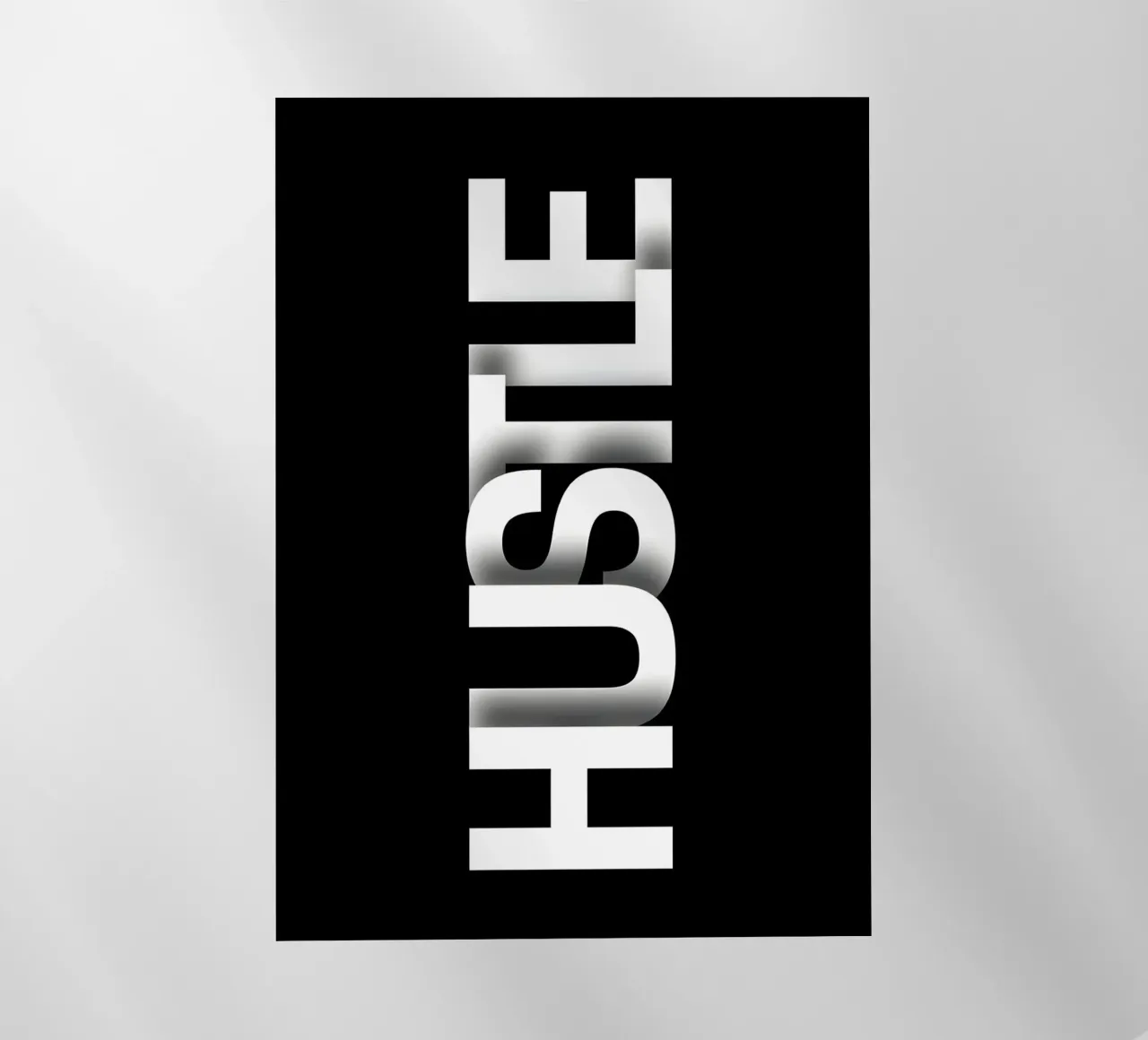 HUSTLE pellicola backlit da Type & Tape