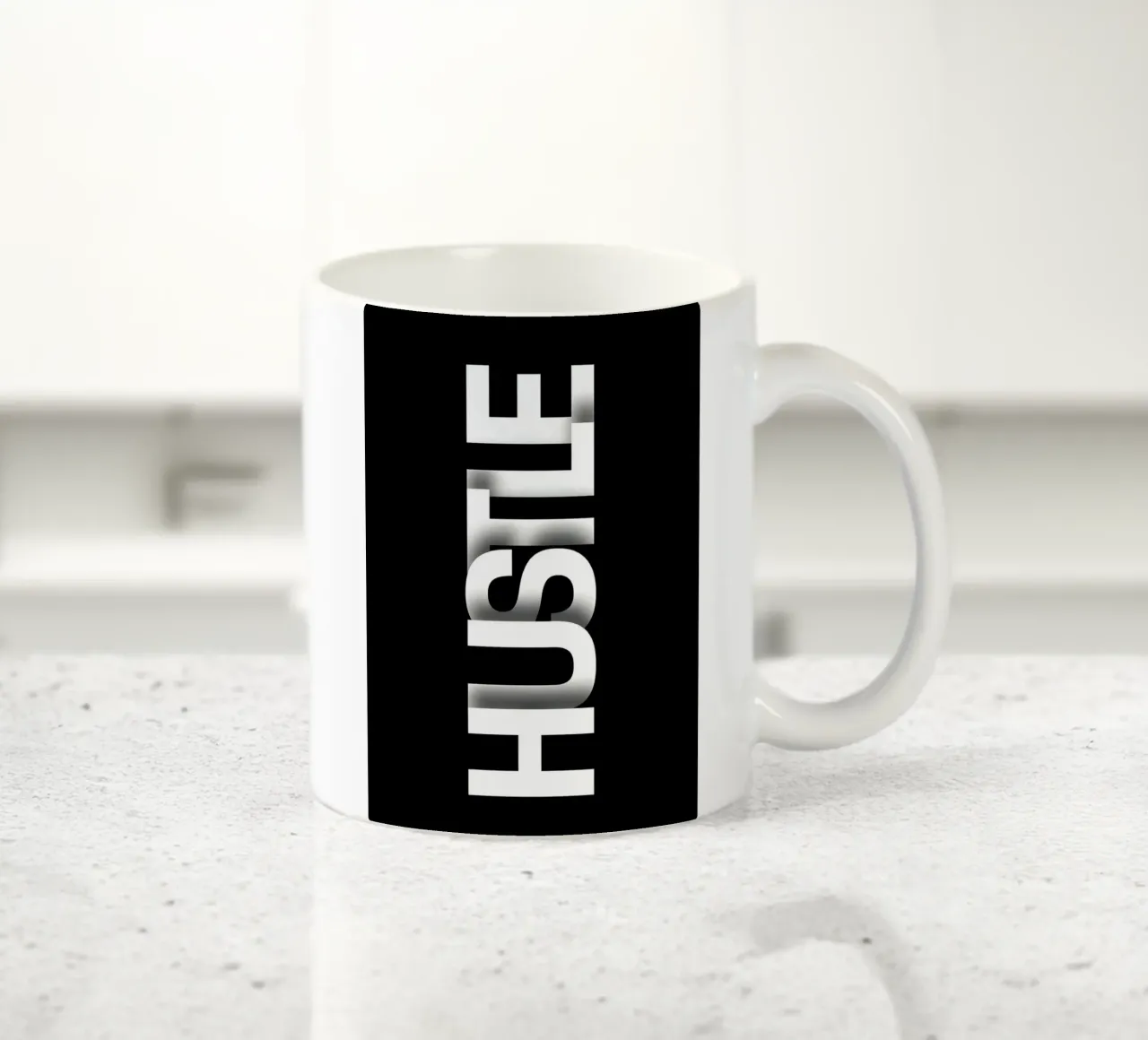 HUSTLE tazza in ceramica da Type & Tape