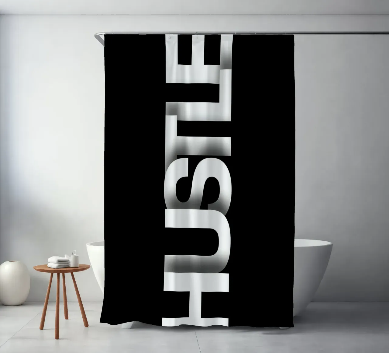 HUSTLE tenda da doccia da Type & Tape