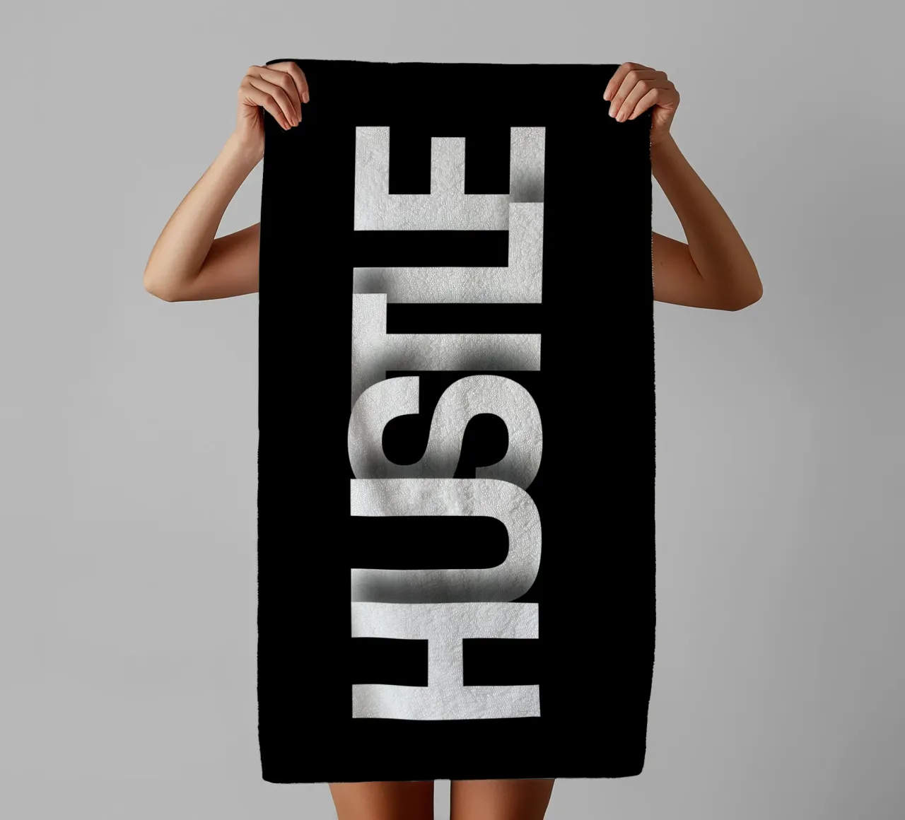 HUSTLE asciugamano da bagno da Type & Tape