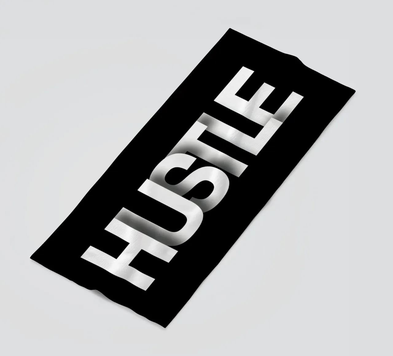 HUSTLE telo mare da Type & Tape