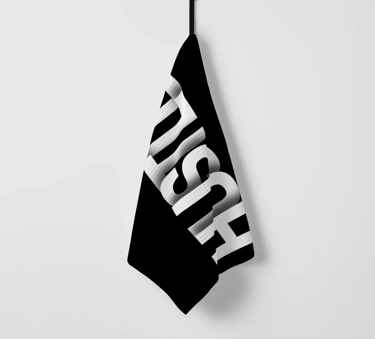 HUSTLE canovaccio da cucina da Type & Tape