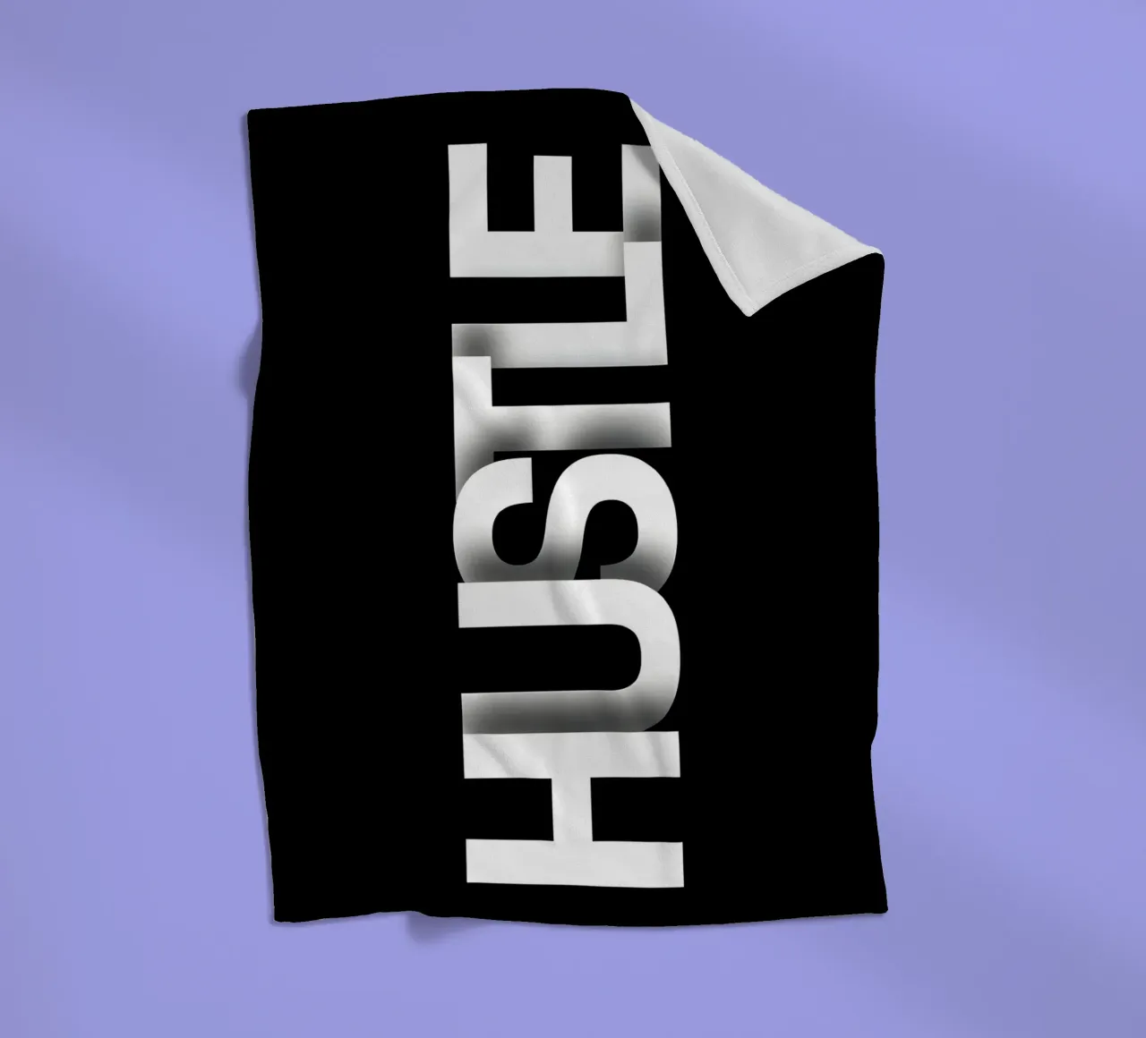 HUSTLE coperta in pile da Type & Tape