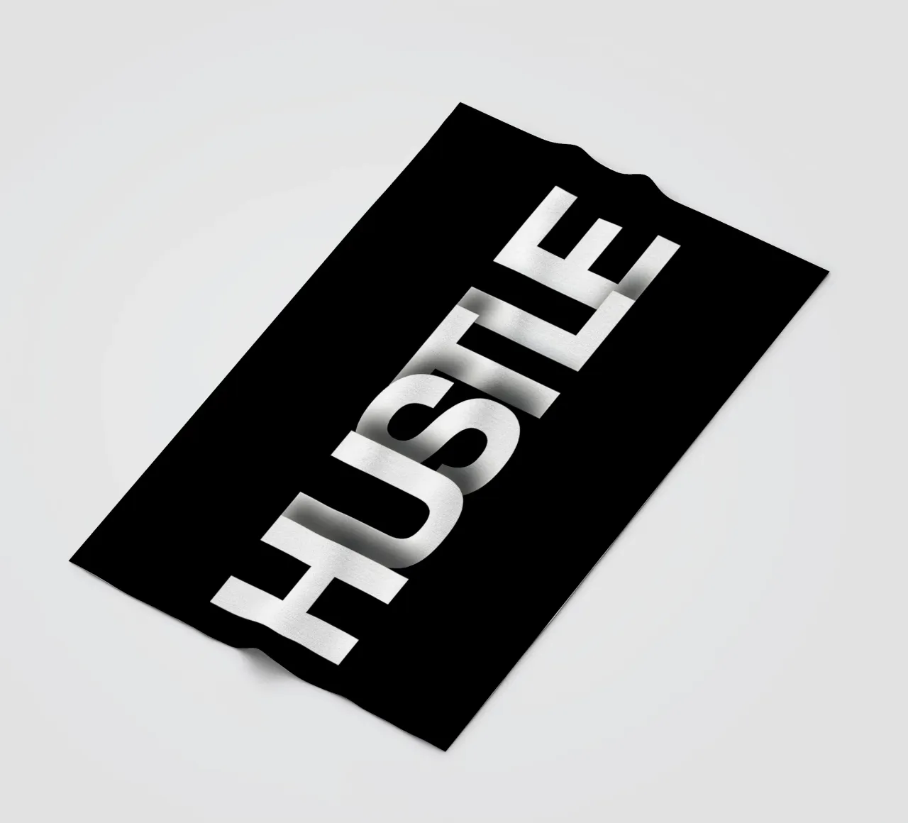 HUSTLE coperta in pile da Type & Tape