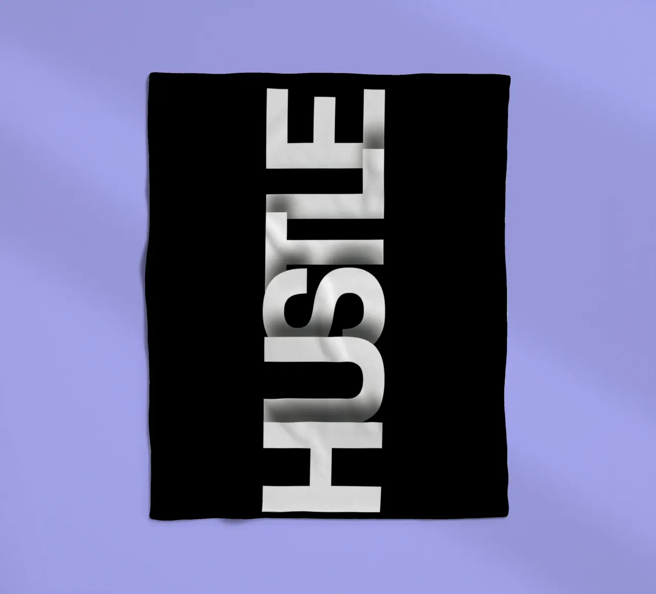 HUSTLE coperta in pile da Type & Tape