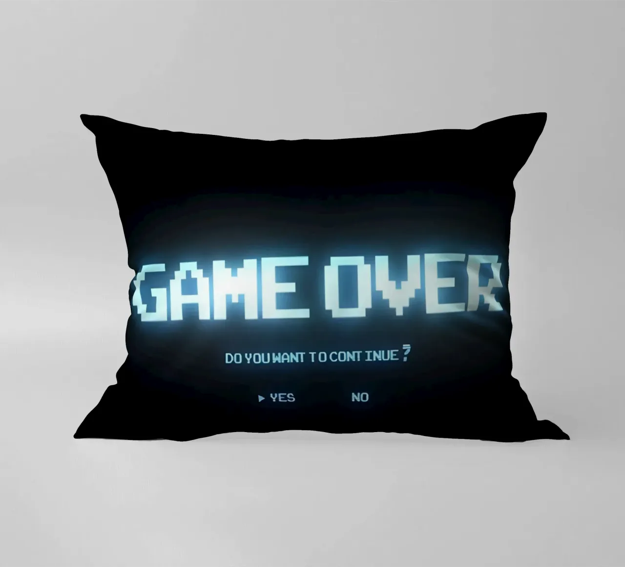 'GAME OVER' cuscino da Type & Tape