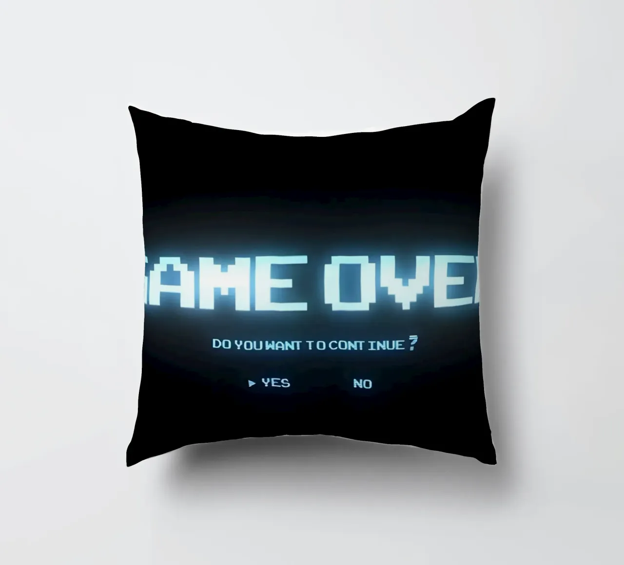 'GAME OVER' cuscino da Type & Tape
