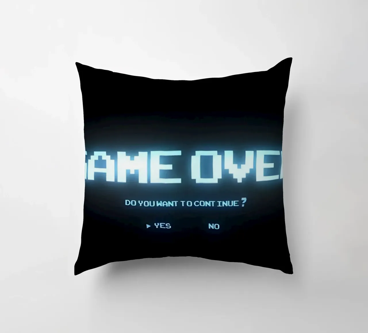 'GAME OVER' cuscino da Type & Tape