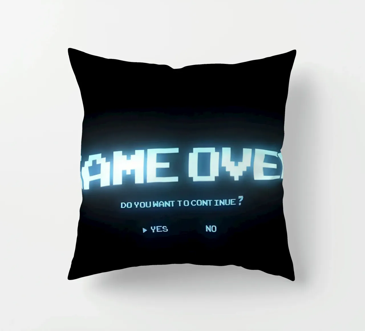 'GAME OVER' cuscino da Type & Tape