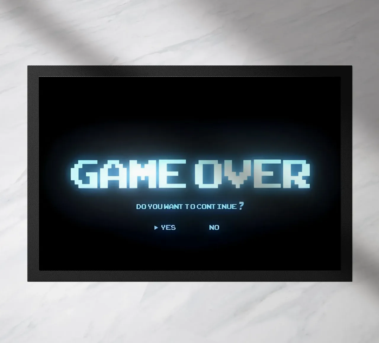 'GAME OVER' zerbino da Type & Tape