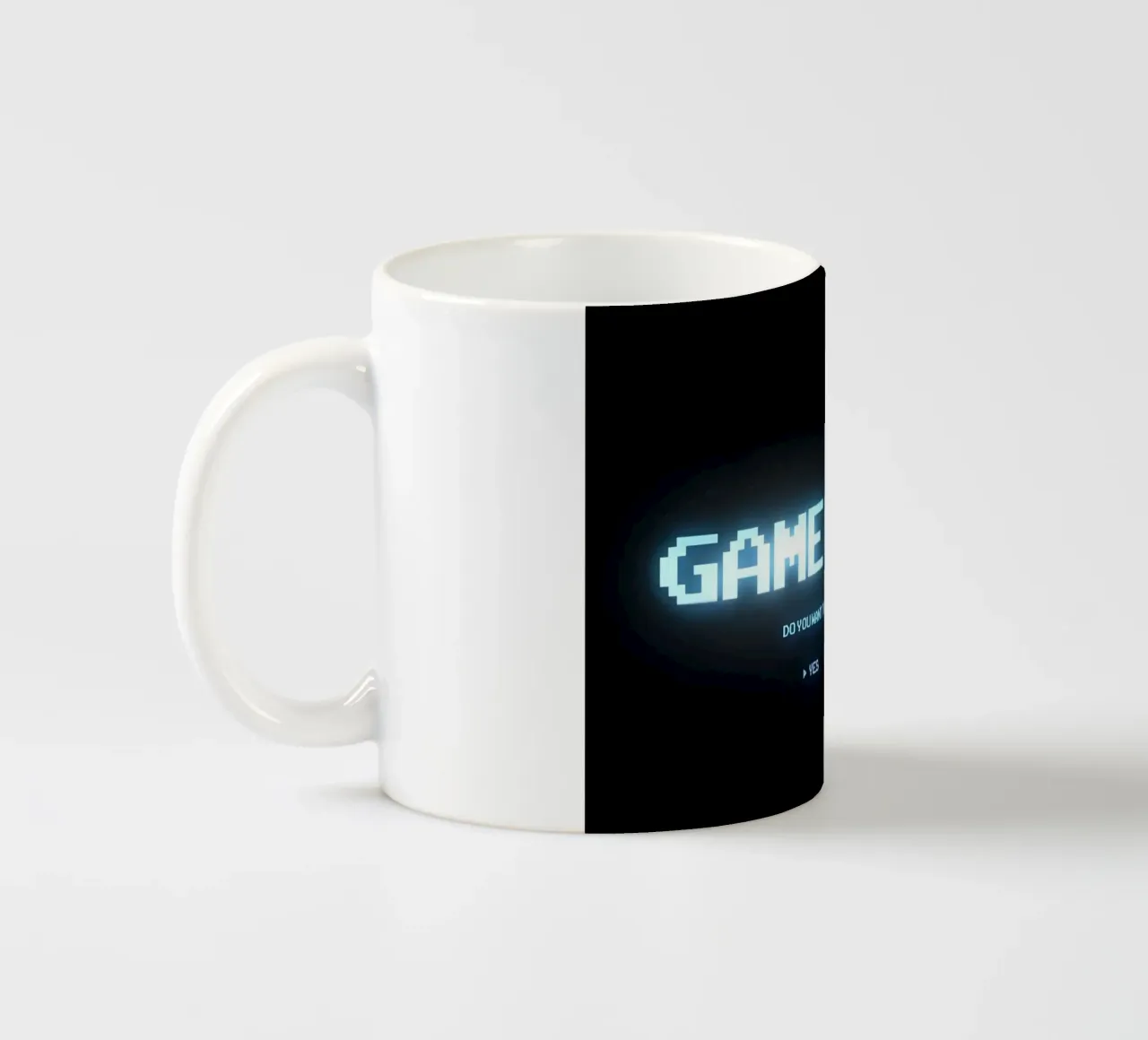 'GAME OVER' tazza in ceramica da Type & Tape