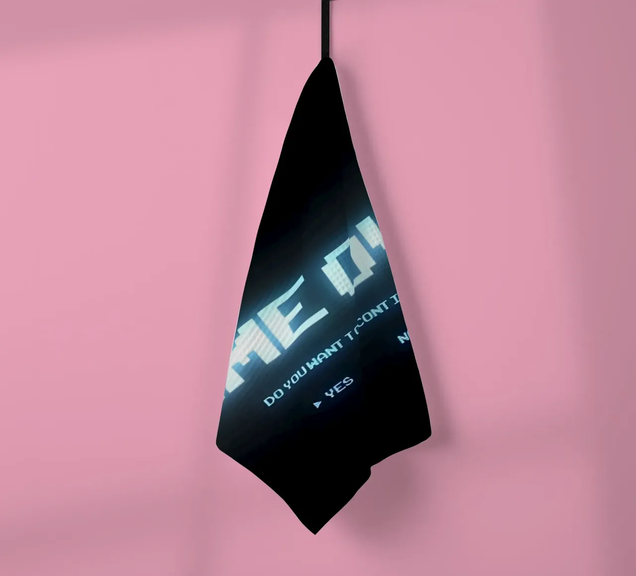 'GAME OVER' canovaccio da cucina da Type & Tape