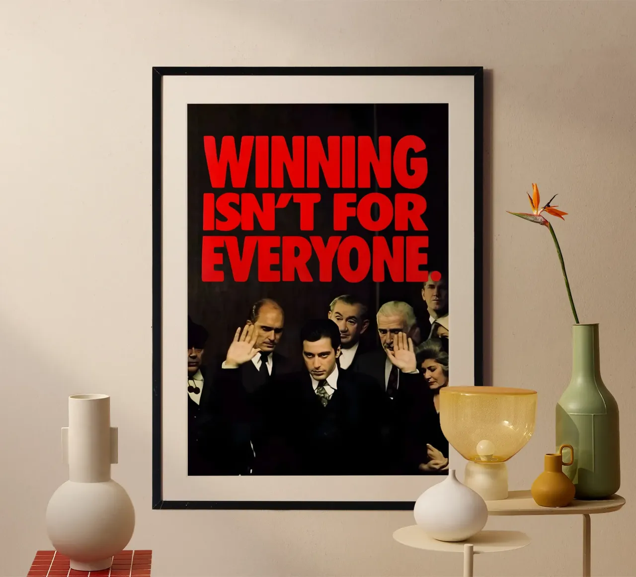 WINNING FOR EVERYONE, poster da Type & Tape