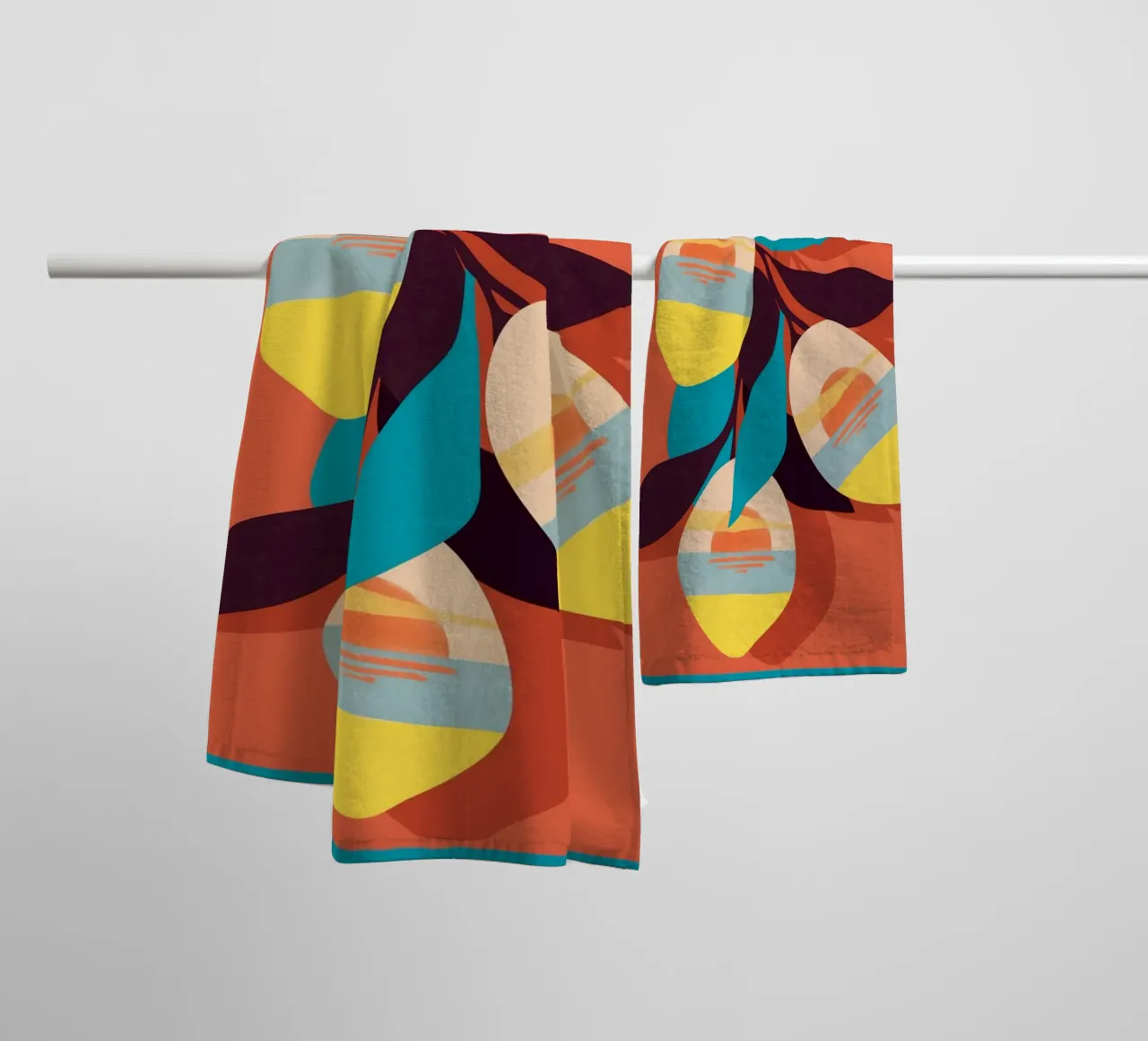 Lemon Sunsets towel by 83oranges