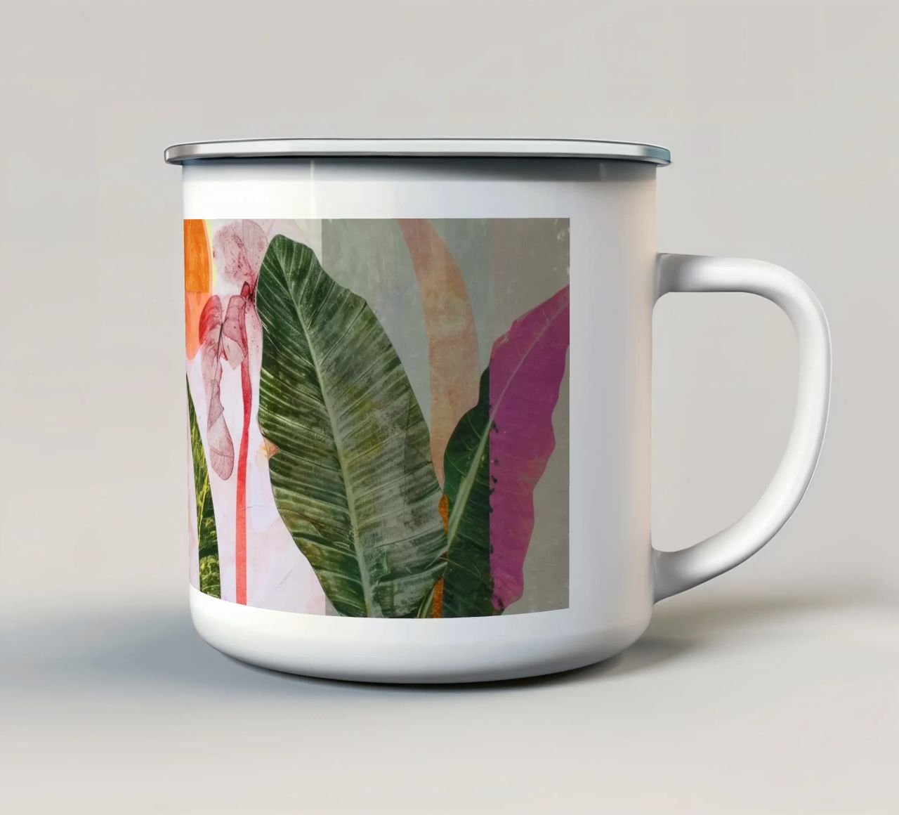 Into The Jungle No 9 tazza in smalto da treechild