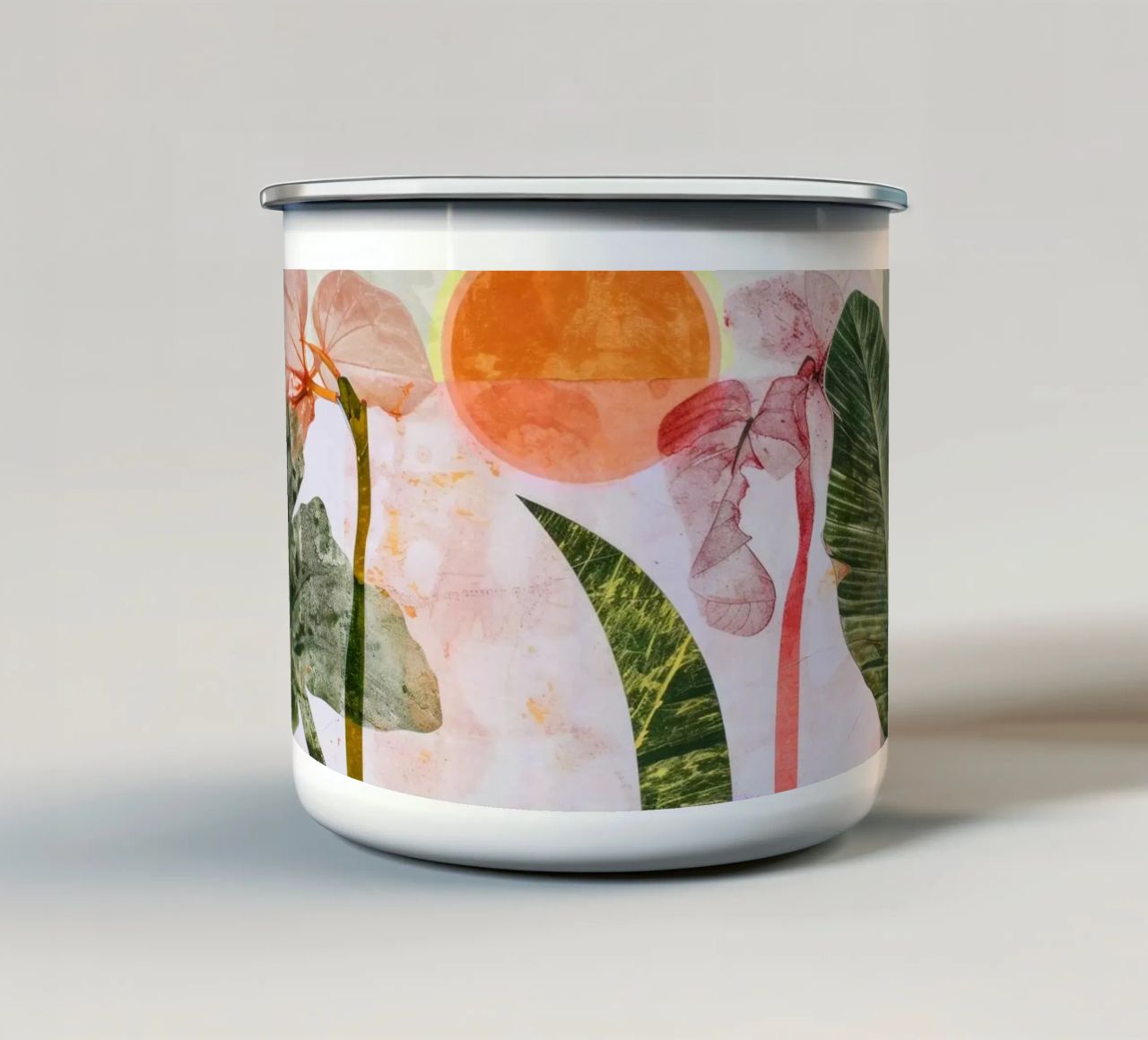 Into The Jungle No 9 tazza in smalto da treechild
