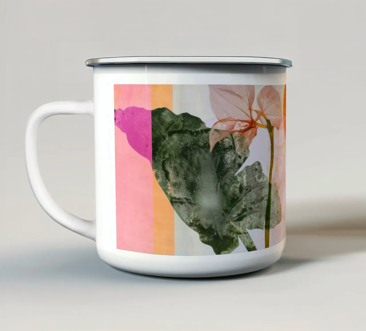 Into The Jungle No 9 tazza in smalto da treechild