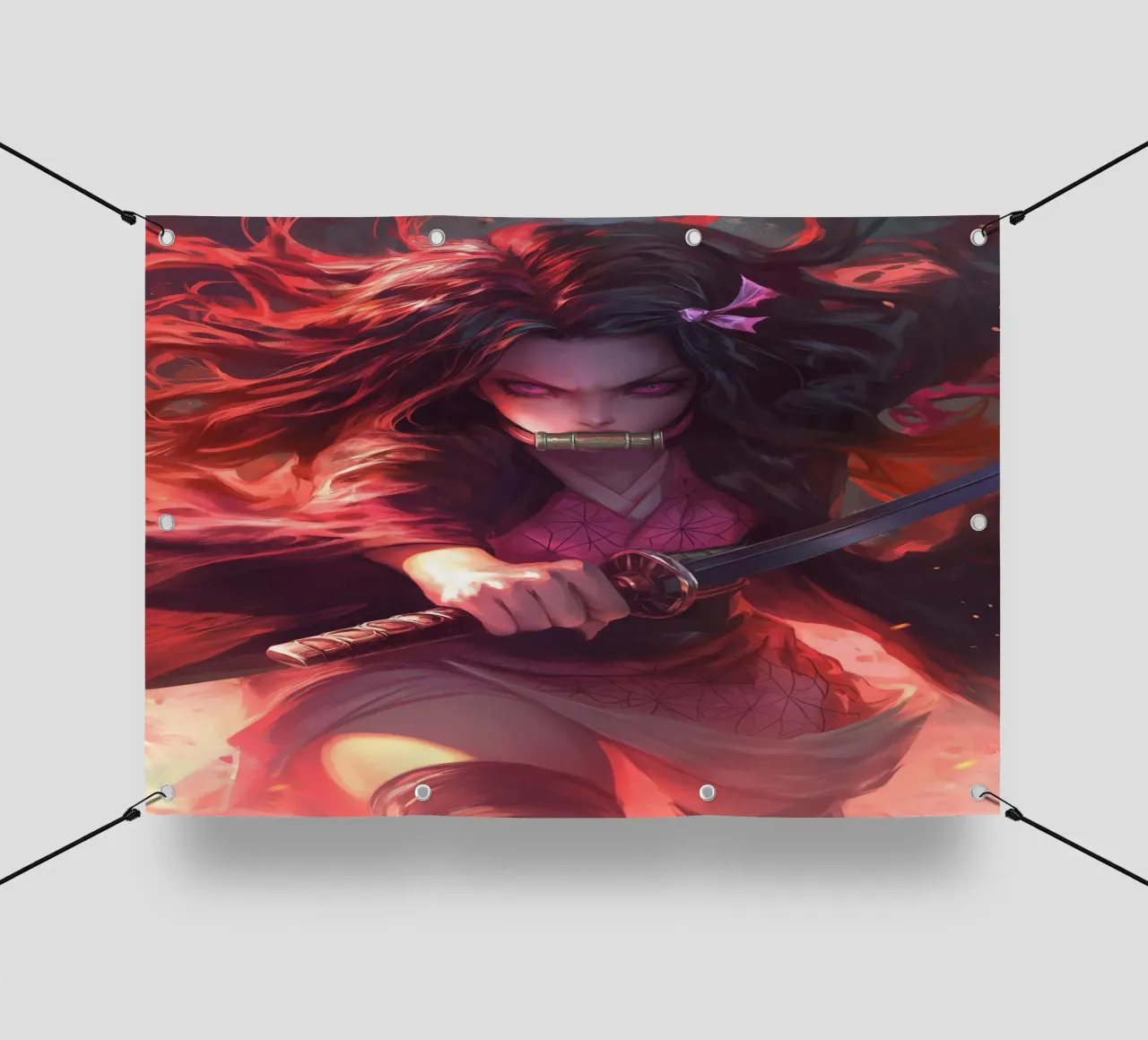 Nezuko Ammazzademoni telo in pvc da Fleur de Lys