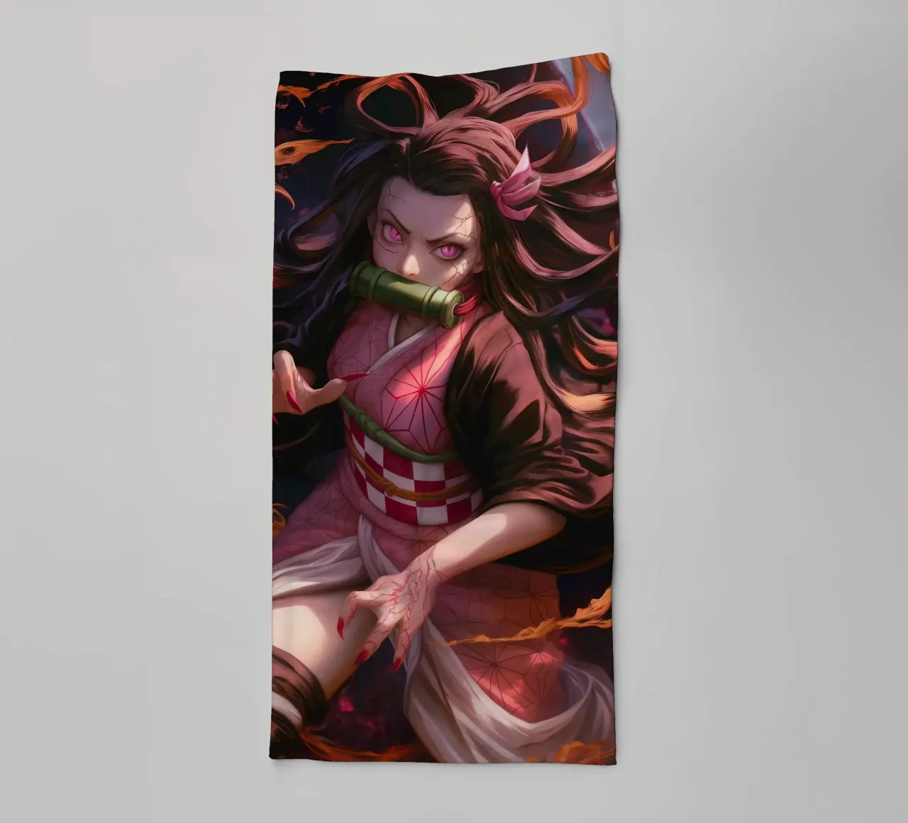Nezuko Ammazzademoni asciugamano da bagno da Fleur de Lys