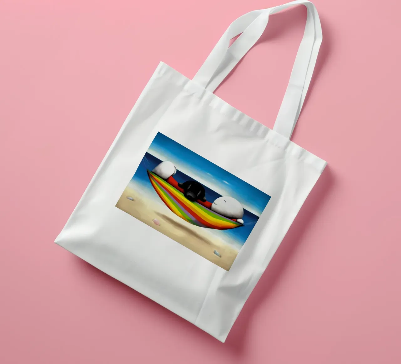 Vorrei che tu fossi qui Doug Hyde borsa in juta da Hyde Hi