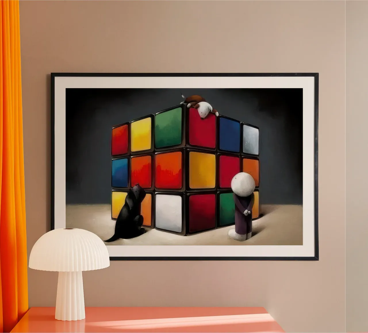 I volti dell'amoreDoug Hyde poster con telaio in plastica da Hyde Hi