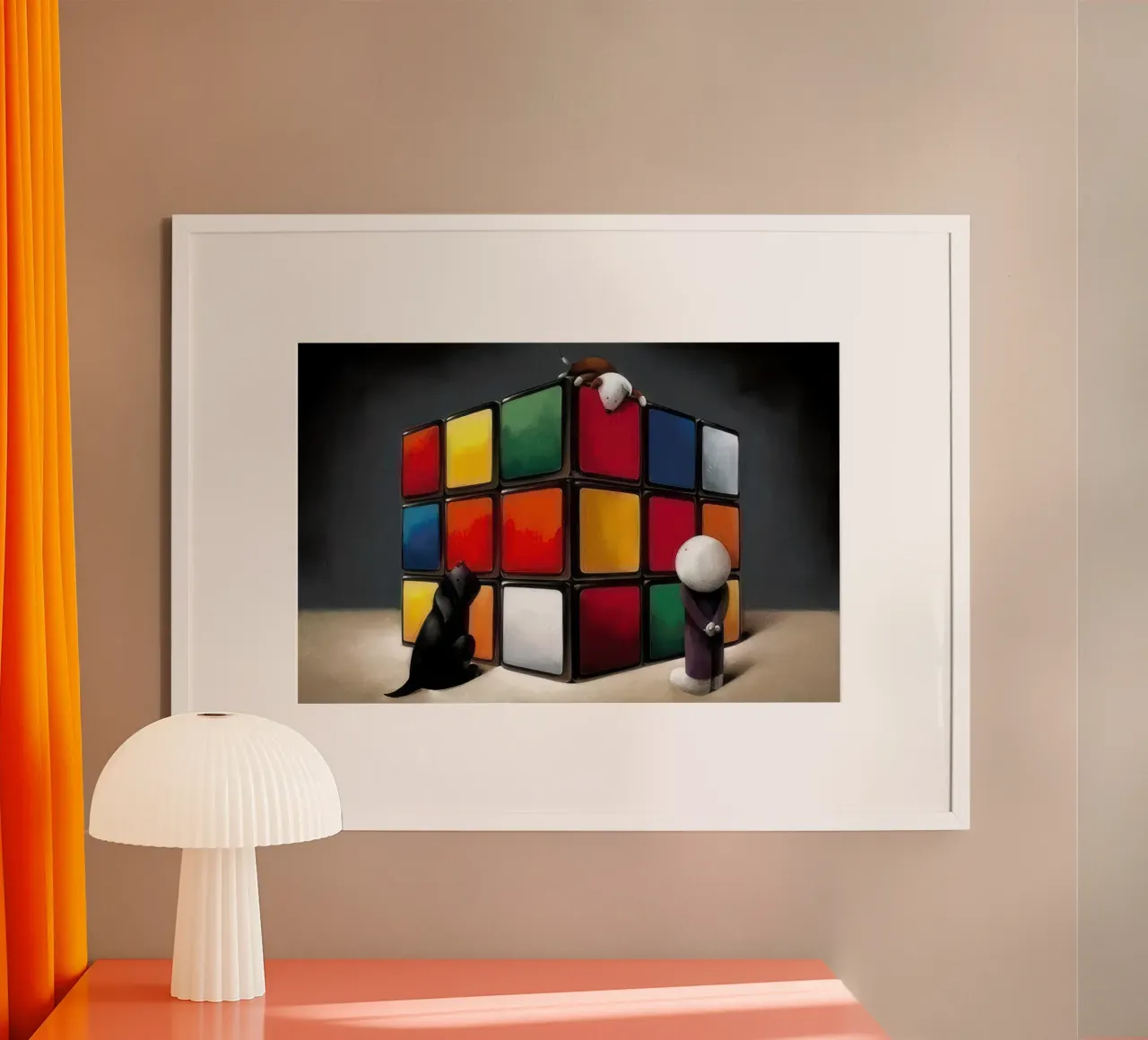 I volti dell'amoreDoug Hyde poster con telaio in plastica da Hyde Hi