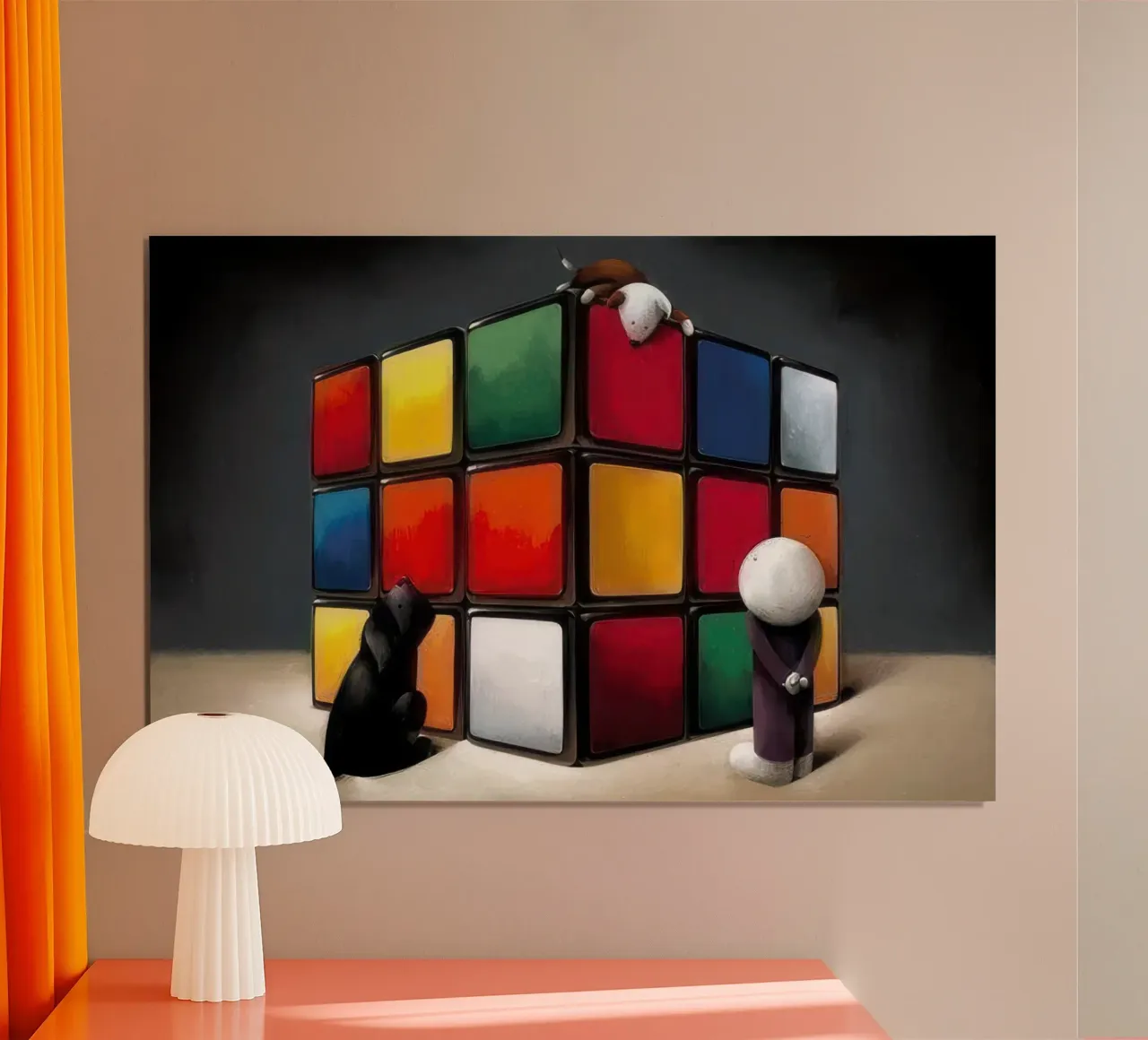 I volti dell'amoreDoug Hyde poster con telaio in plastica da Hyde Hi