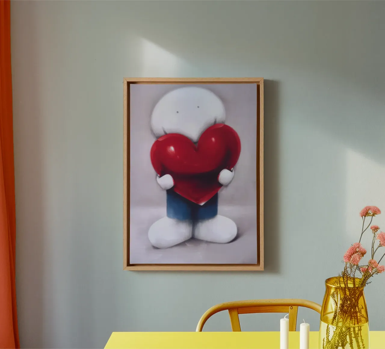 Loved Up Doug Hyde canvas with Floater frame by Hyde Hi