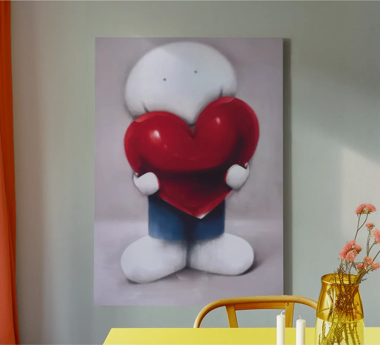 Loved Up Doug Hyde canvas with Floater frame by Hyde Hi
