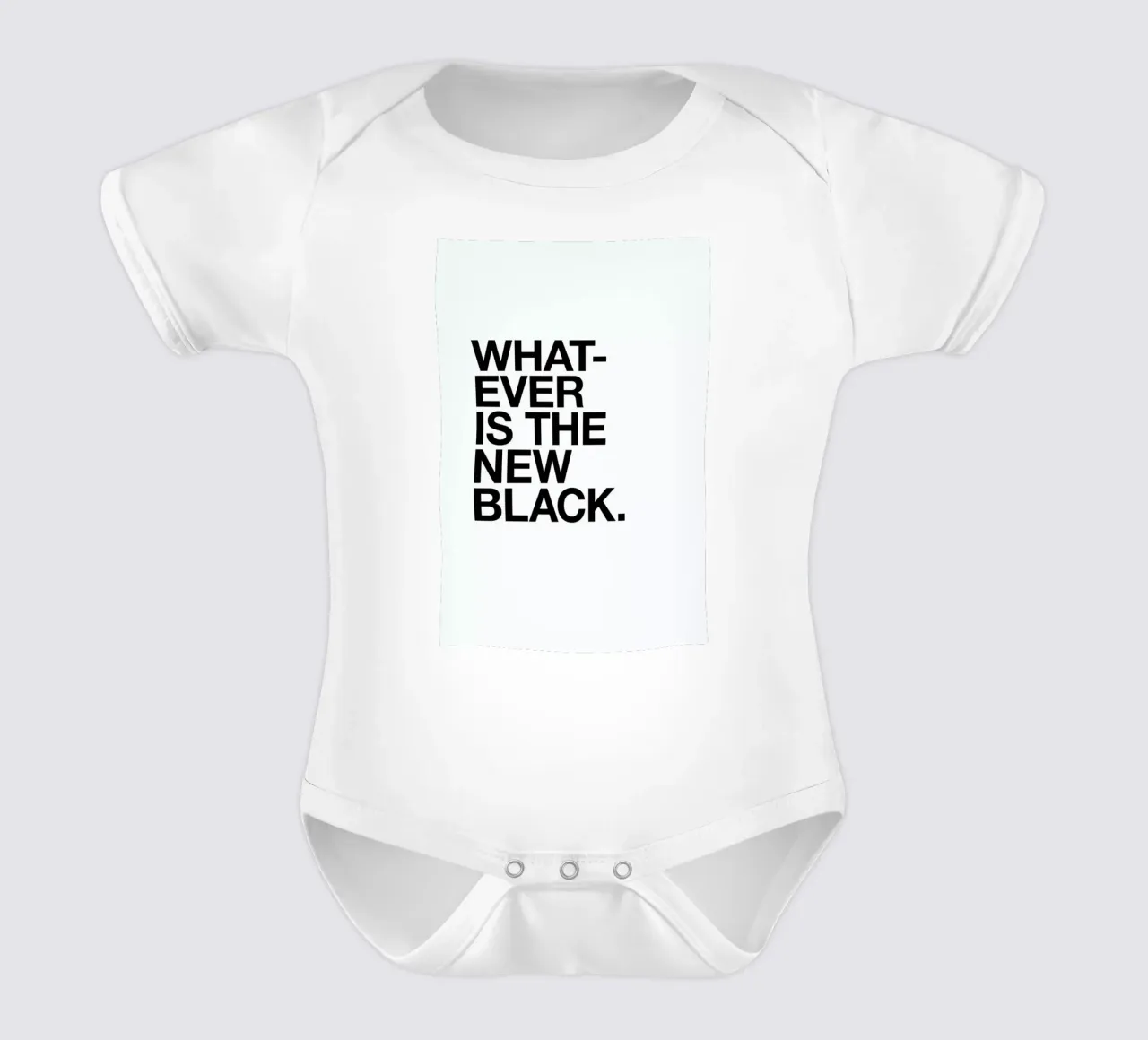 Whatever black body neonato maniche corte da Studio One