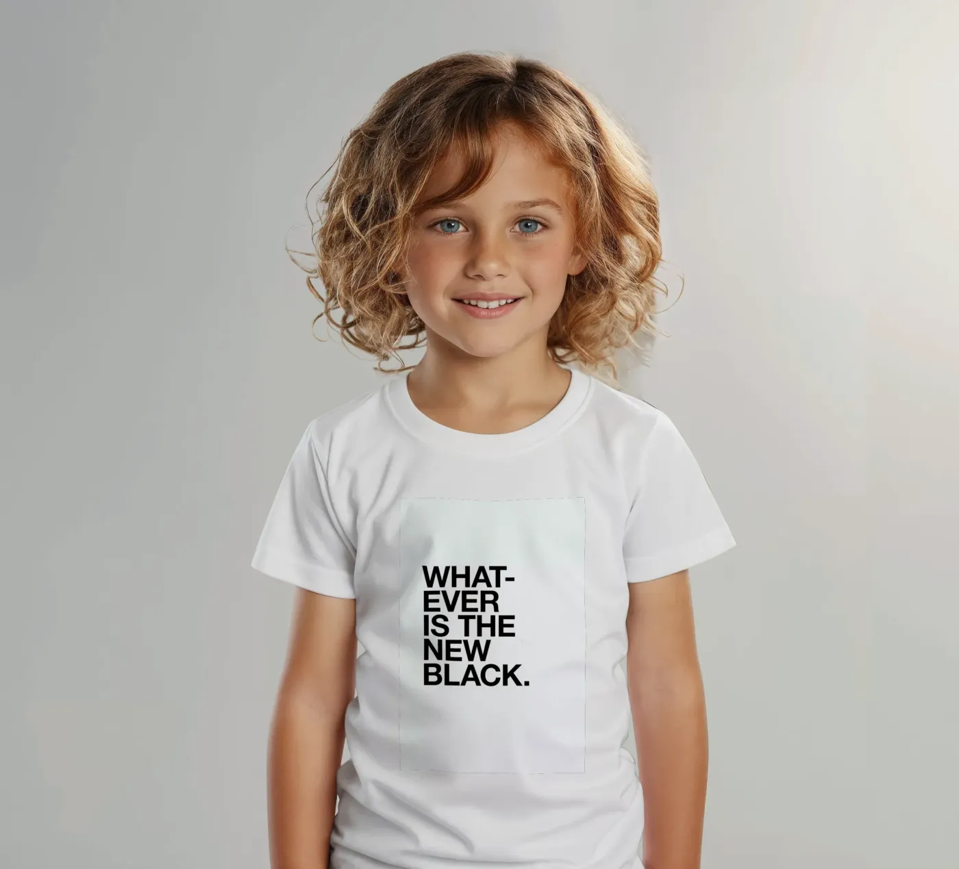 Whatever black t-shirt bambini da Studio One